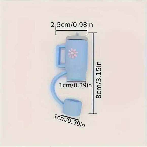 Pack of 5pcs Stanley inspired Straw Cover - Fits 9-10 mm Stanley Straw! - Picture 5 of 8